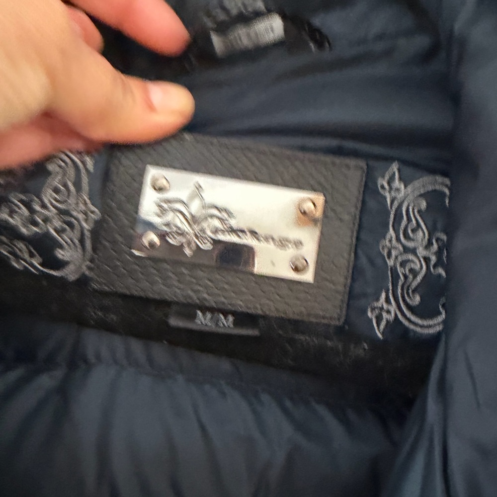 Mackage Navy Blue Quilted Puffer Jacket & Vest - Picture 4 of 8